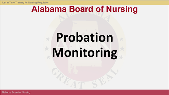 Probation Monitoring Video